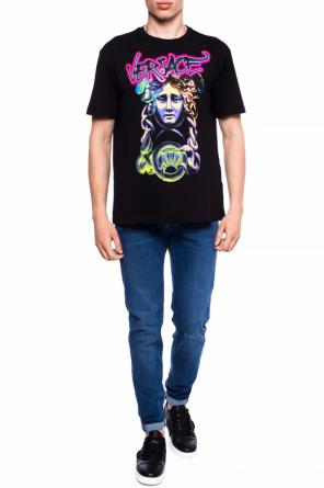 T-shirt with logo, zdjęcie 2 T-shirt with logo od Versace